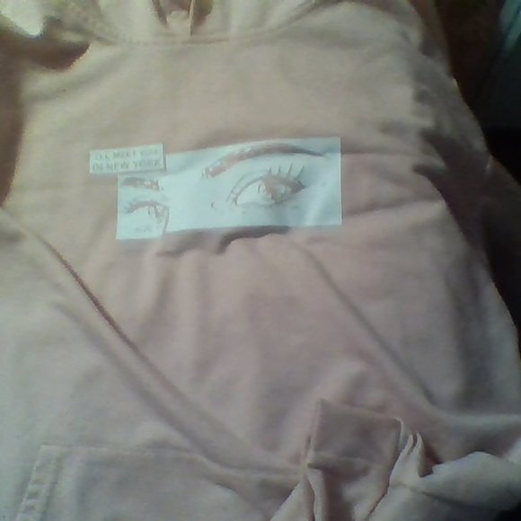 Romwe Pink Hoodie - Picture 1 of 9